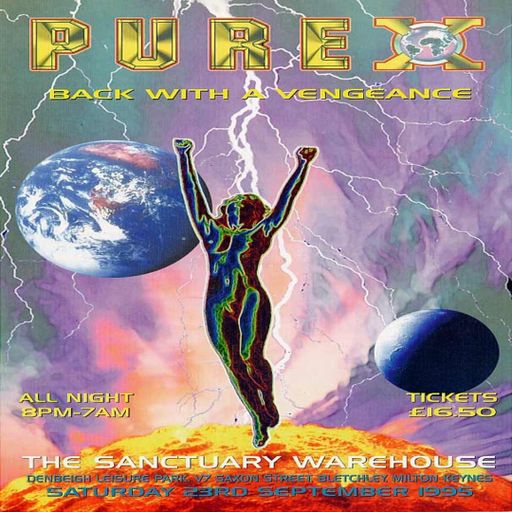 DJ Ron w/ Dynamite & Ranski - Pure X 'Back with a Vengeance - The Sanctuary, MK - 23.9.95