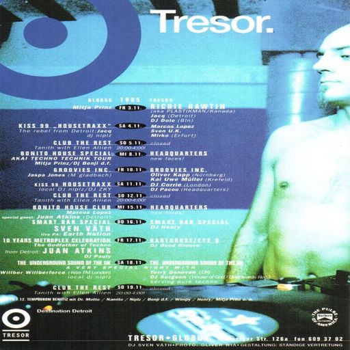 Sven Väth at "Smart Bar Special" @ Globus (Berlin - Germany) - 16 November 1995