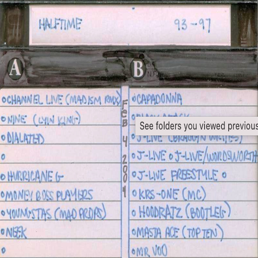 The Halftime Show With DJ Eclipse & DJ Skizz WNYU - Best Of 93-97 ft J-Live 02-04-04