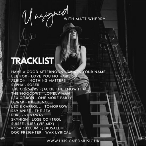 Unsigned with Matt Wherry - Sunday 2nd April