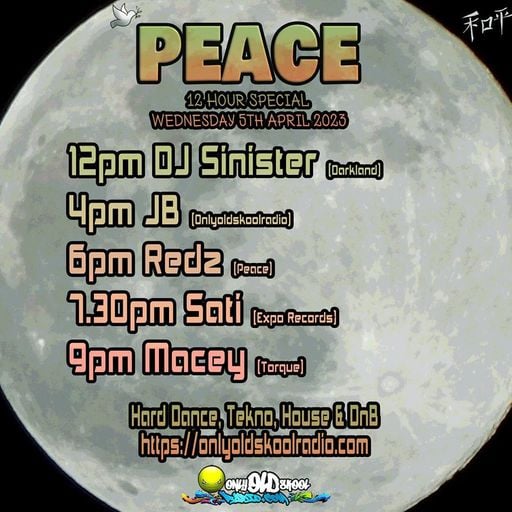 Dj-Sinister - Live on Only Old Skool Radio - 05-04-2023