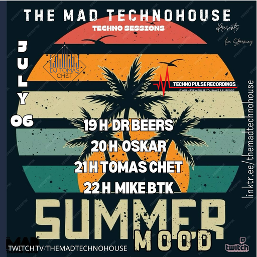 DJ Tomas Chet - LIVE on The Mad Techno House 2024.07.06