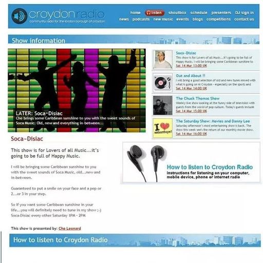 #SocaDisiac Radio Show Live on CroydonRadio.Com ~ Monday|06Apr|2015