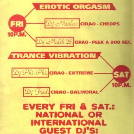 Phi-Phi (part 1) at "Trance Vibrations" @ Cirao (Waregem - Belgium) - 17 December 1994