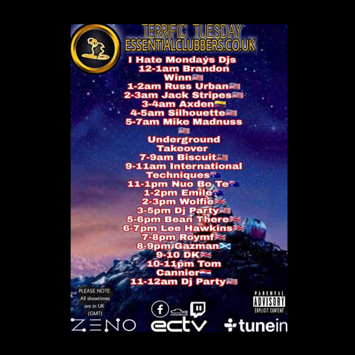 Biscuit- Underground Takeover Tuesday-Techno-Live on Essential Clubbers Radio 22.02.2022