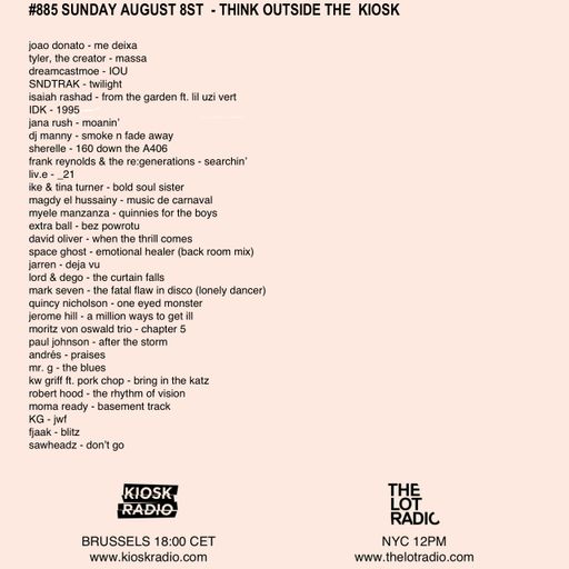 #885 NEW SPACE GHOST | SNDTRAK | DREAMCASTMOE | MYELE MANZANZA | MOMA READY | FJAAK | SHERELLE