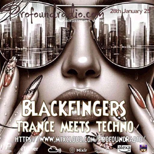 BLACKFINGERS TECHNO ZONE ON TRANCE MEETS TECHNO 28-01-25