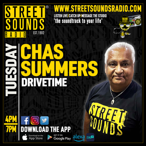 Drivetime With Chas Summers on Street Sounds Radio 1600-1900 18/11/2025