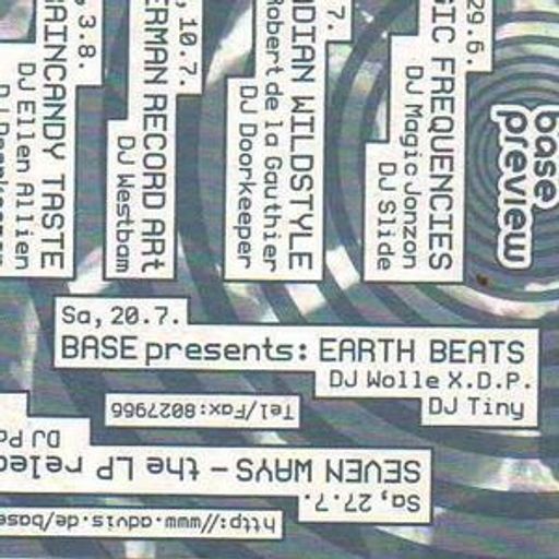 Wolle XDP at "Earth Beats" at Base II (Dresden - Germany) - 20 July 1996