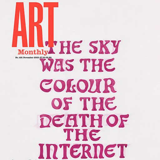 Art Monthly Talk Show - 10 November 2025