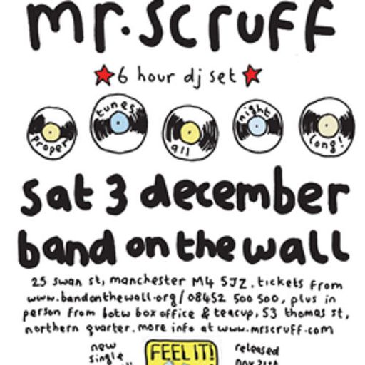 Mr Scruff live DJ mix from Band On The Wall, Manchester, Saturday December 3rd 2011