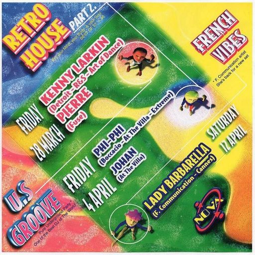 Kenny Larkin & Pierre at "US Groove" @ Nova (Gaurain-Ramecroix - Belgium) - 28 March 1997