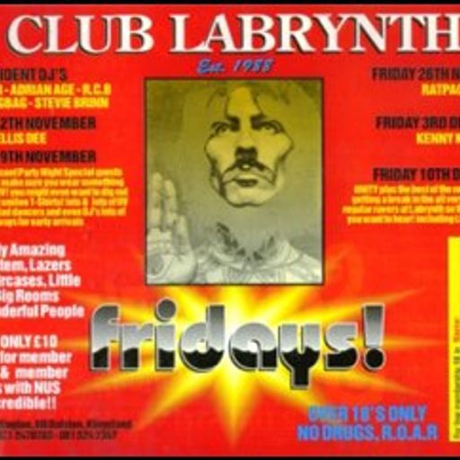DJ Manic & Adrian Age - Labrynth - 4 Aces club, 12 Dalstan lane - Early 90's