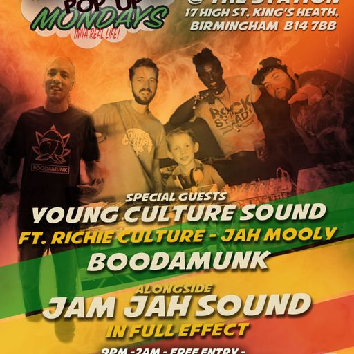 Jam Jah Pop Up Mondays - 20th Dec 21 - Live from The Station