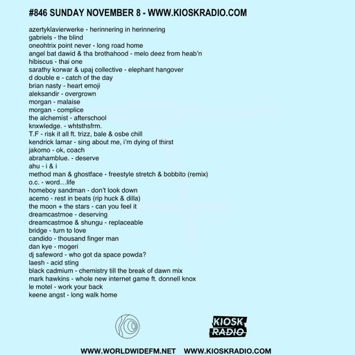 #846 NEW GABRIELS | LE MOTEL | DREAMCAST | KNXWLEDGE | ACEMO | DAN KYE | ALEKSANDIR | BRIAN NASTY