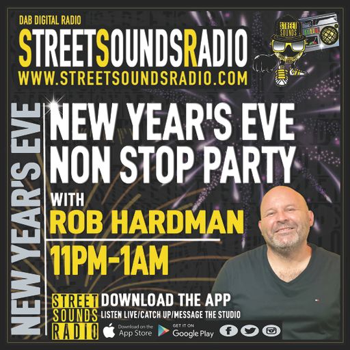 New Year's Eve, Non Stop Party with Rob Hardman 2300-0100 31-12-2022