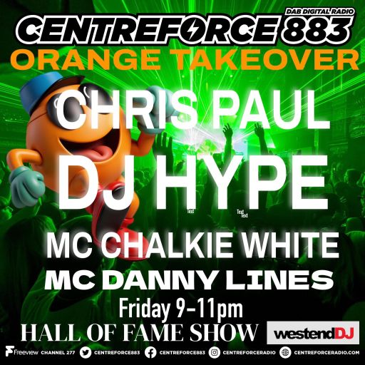 Chris Paul Hall Of Fame Show Host Danny Lines Chalkie White - 883 Centreforce DAB+ Radio - 28 11 25