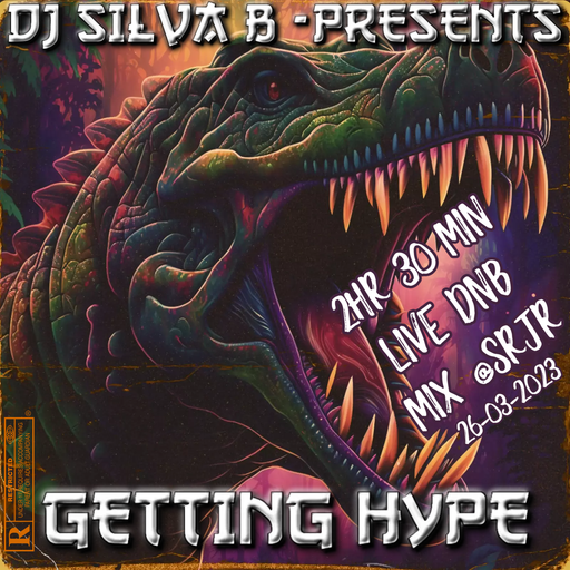 DJ SILVA B PRESENTS  - GETTING HYPE 2HR 30 MIN LIVE DNB MIX @ SRJR 26-03-2023
