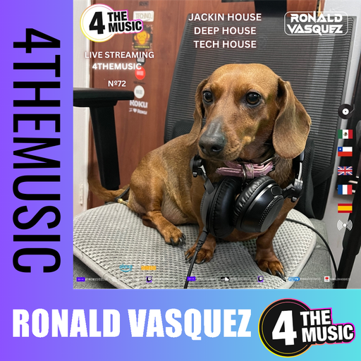 Ronald Vasquez on 4TheMusic - SHOW 72 - Jackinhouse - Deephouse - Techhouse