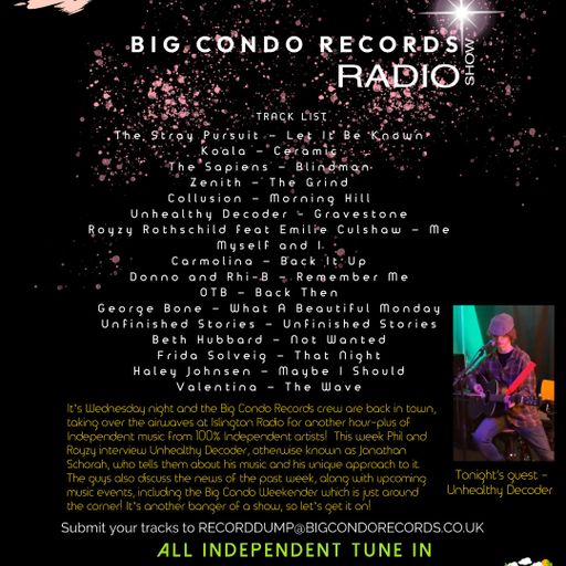 Big Condo Records Radio Show: Unhealthy Decoder (24/04/2025)