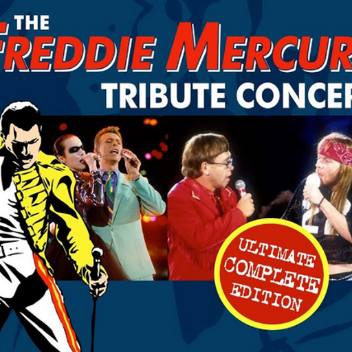 The Freddie Mercury Tribute: Concert for AIDS Awareness.Wembley Stadium, London 20 April 1992