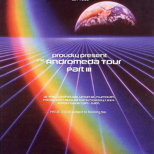 Kenny Ken B2B Randall w/ MC GQ - Pandemonium 'Andromeda Tour Part III' - Warehouse, Plymth - 26.8.94