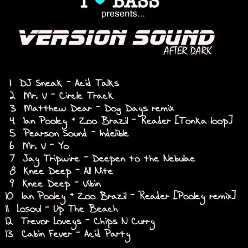 Version Sound Afterdark - I <3 Bass Promo Mix
