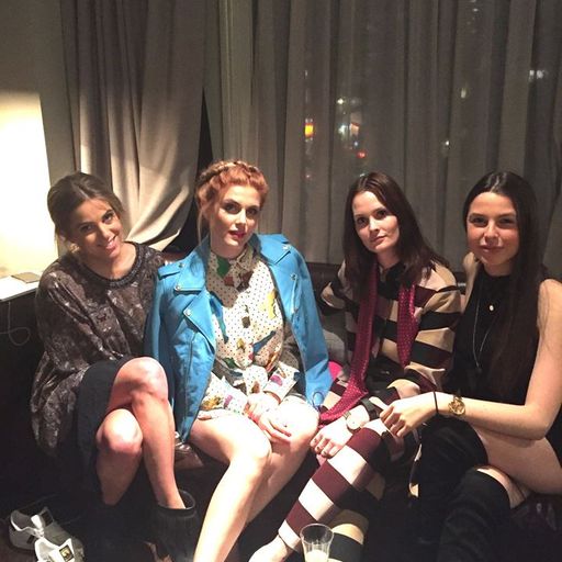 Ashley James + Charlotte de Carle from LFW