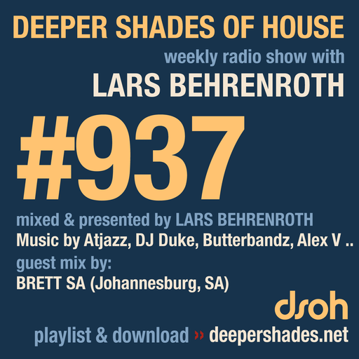 DSOH #937 Deeper Shades Of House w/ guest mix by BRETT SA