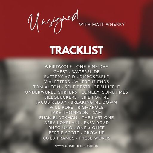 Unsigned with Matt Wherry 031123
