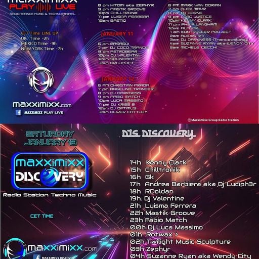 MaxxiMixx Play Live Jan. 10th, Discovery Jan. 13th. '24