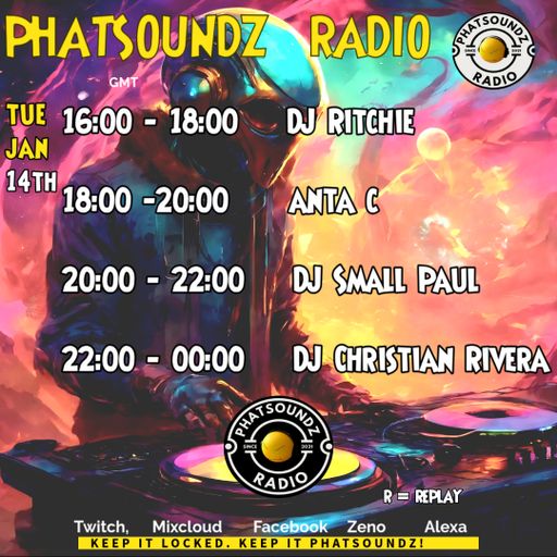 Phatsoundz Radio, BLANC, Deeper cover, 14/01/25