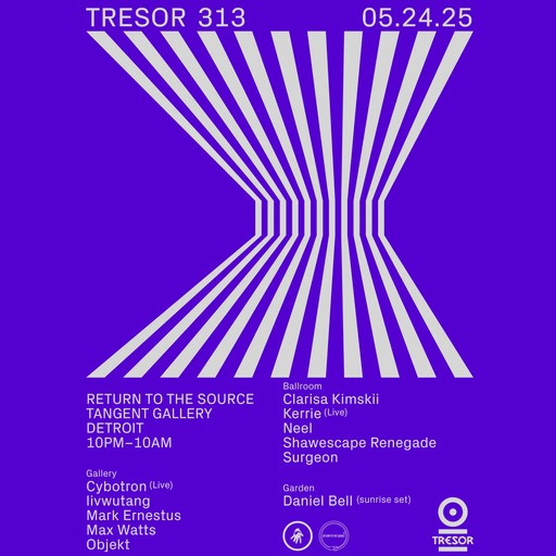 Surgeon at "Tresor 313 - Return To The Source" @ Tangent (Detroit-USA) - 24 May 2025