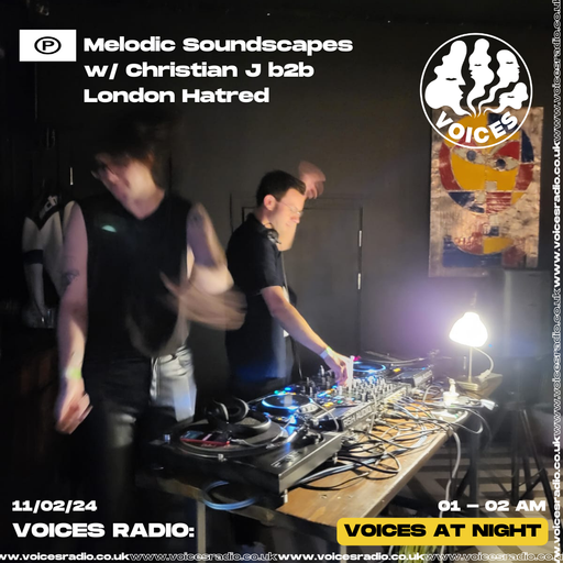 Melodic Soundscapes w/ Christian J b2b London Hatred - 11/02/24 - Voices Radio