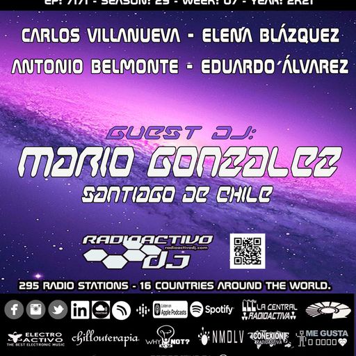 RADIOACTIVO DJ 07-2021 BY CARLOS VILLANUEVA, ANTONIO BELMONTE Y EDUARDO ÁLVAREZ