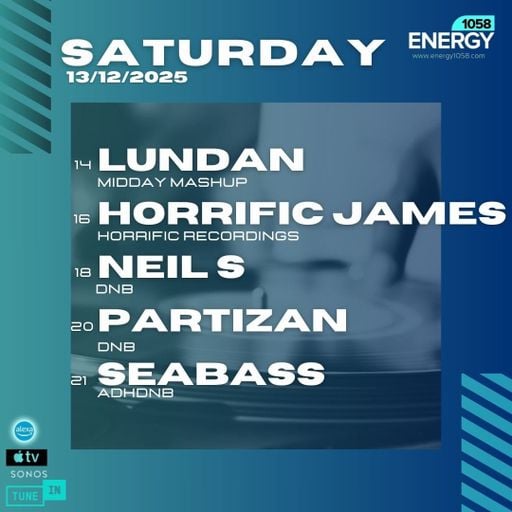 SEABASS - "GET UP MIX" ADHDnb - ENERGY1058