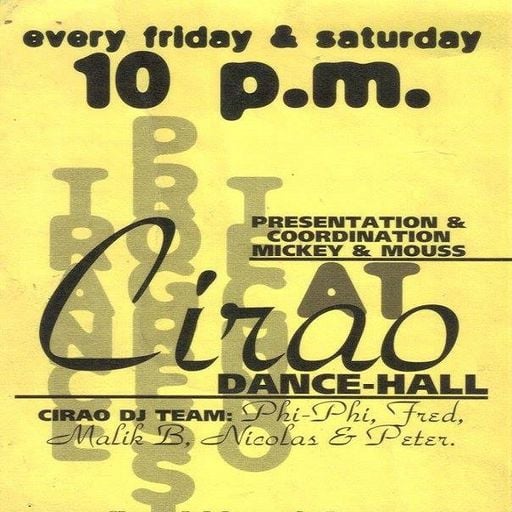 Philippe Traïkos at "Trance Vibrations" @ Cirao (Waregem - Belgium) - 28 January 1995