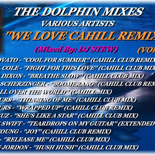 THE DOLPHIN MIXES - VARIOUS ARTISTS - ''WE LOVE CAHILL REMIXES'' (VOLUME 3)