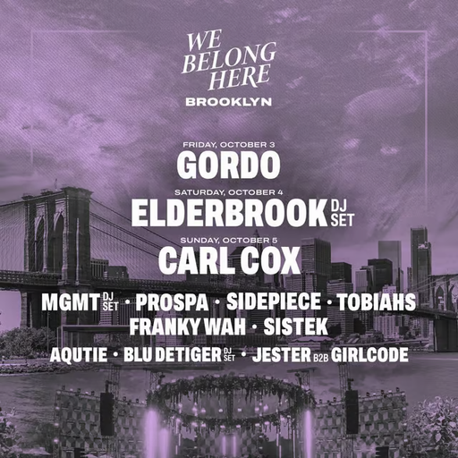 Carl Cox at "We Belong Here" @ Greenpoint Waterfront (Brooklyn-USA) - 5 October 2025