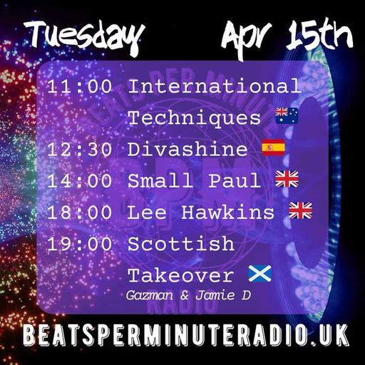 Bpm Radio 15/04/25 Tuesday Choons