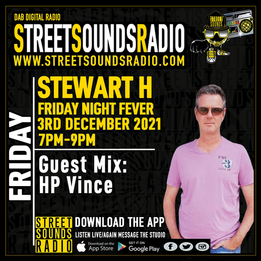 Friday Night Fever with Stewart H on Street Sounds Radio 1900-2100 03/12/2021