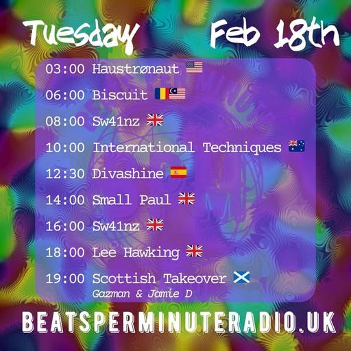 BPM Radio. Tuesday Choons vol 39. 18/02/25