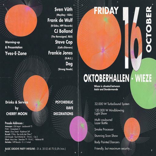 Franky Jones & Deg at The Rave Explosion Part II (Wieze - Belgium) - 16 October 1992