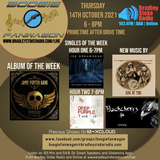 Boogie Fanwagon Thursday 14th October 2021