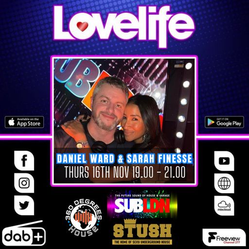 Daniel Ward & Sarah Finesse Guesting on 360 Degrees of House Stush Show 16 NOV 2023