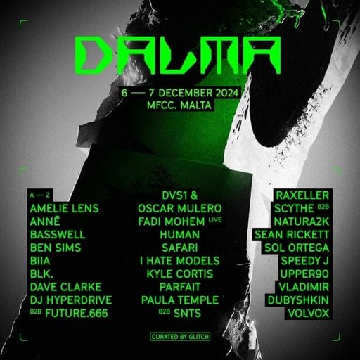 Speedy J at DALMA Festival (Malta) - 6 December 2024