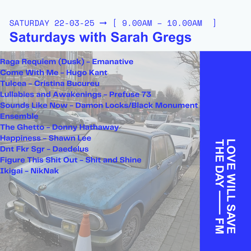 2025-03-22 Saturdays with Sarah Gregs | LWSTD-FM