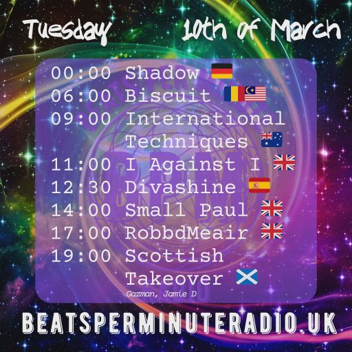 Biscuit-Tuesday Techno Crunch- Live on Beats Per Minute Radio 10.3.2026