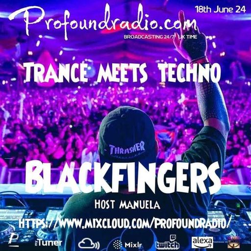 BLACKFINGERS TECHNO ZONE ON TRANCE MEETS TECHNO 18-06-24