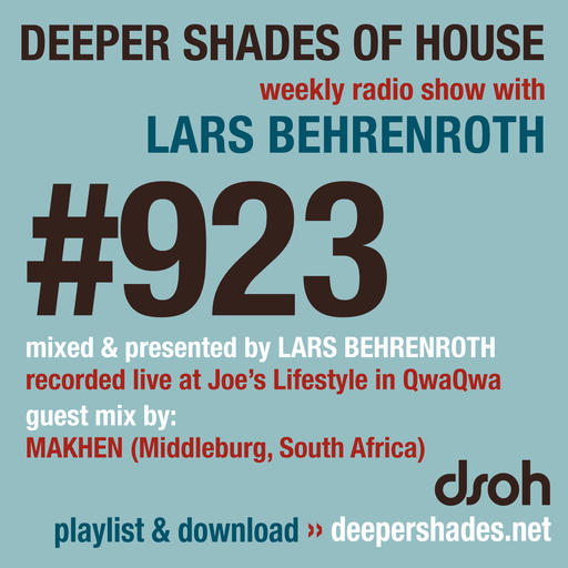 DSOH #923 Deeper Shades Of House w/ guest mix by MAKHEN